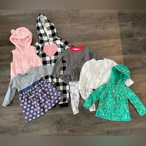 7 Piece Girls 12-18 month Fall/Speing/Winter Bundle
